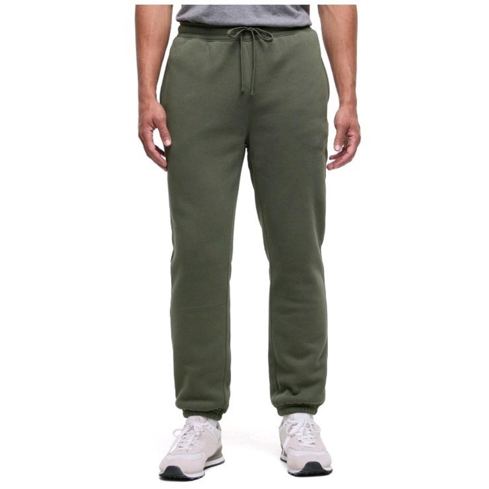 Eddie Bauer Men's Super Soft Faux Shearling Lined Relaxed Fit Jogger XL Green